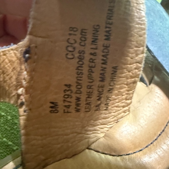 Born blue flats size 8m - Picture 3 of 3